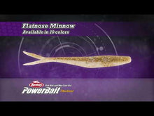 Load and play video in Gallery viewer, Berkley PowerBait® MaxScent Flatnose Minnow 4 po