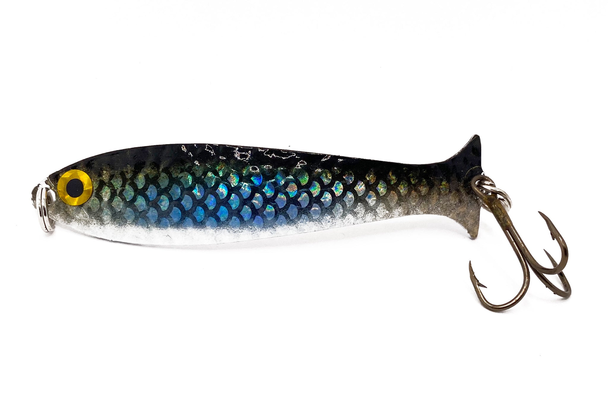 Lot de 50 leurres de pêche en métal avec paillettes, appâts, cuillères