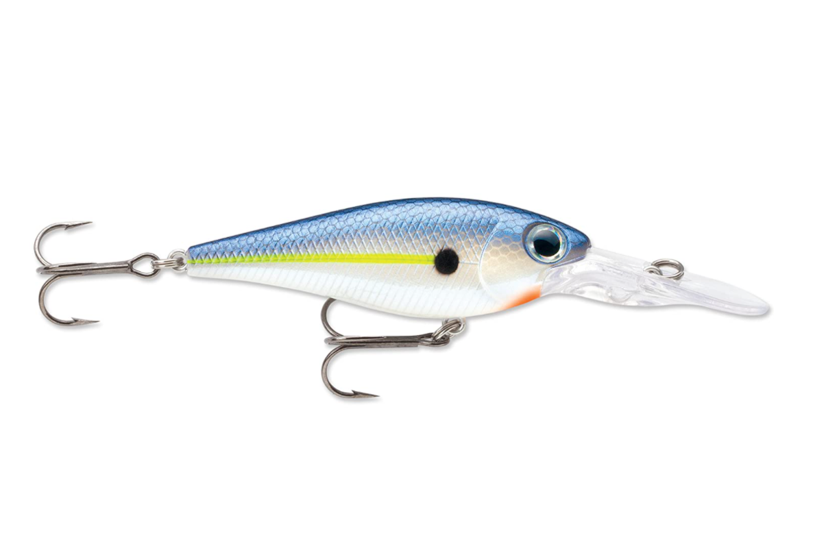 Leurre Crankbait Storm Pre-Rapala Texas Shad – Phantom Noir Sans Lèvres, 1/2 Oz, Vintage